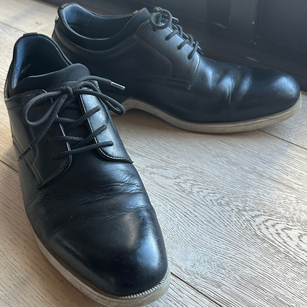 J&M Black Men's Oxford XC4 Shoes